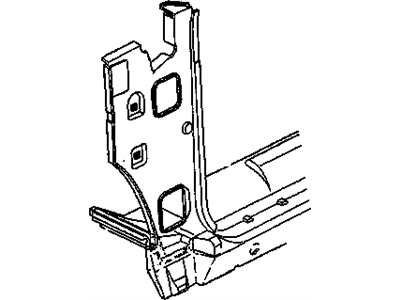 GMC 15630183 PLATE,CARGO TIE DOWN LOOP ANCHOR(PART OF 1)(16.715)