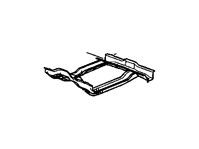 Chevy 96836334 PLATE,EXHAUST MUFFLER HANGER ANCHOR(AT RIGHT SIDE OF 1 BAR)