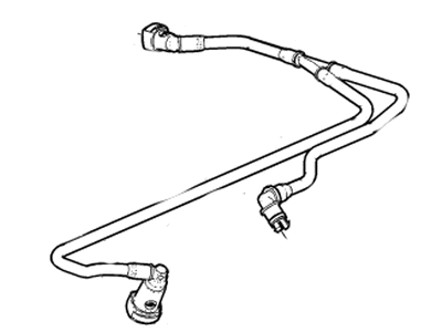 Chevy 12670979 TUBE,PCV(DRY SUMP TANK TO RH ROCKER COVER)(SEE GROUP 01 "ENGINE OIL TANK LINES" FOR DETAILED ILLUSTRATED VIEW)