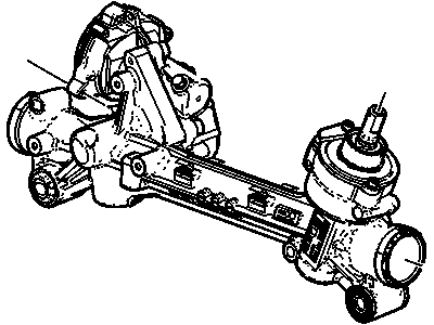 GMC 19417567 GEAR,ELECTRIC DUAL PINION RACK & PINION STEERING(CODE AXJ)(SEE GROUP 06 "STEERING GEAR ASM" FOR DETAILED ILLUSTRATED VIEW)(REMANUFACTURED-NOT FOR SALE WHERE IMPORTS ARE RESTRICTED)