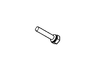 GMC 12530698 PIN,REAR BRAKE CALIPER GUIDE(REPCO LTD)(CODED WITH A DEPARTMENT OF TRANSPORTATION OF ORANGE PAINT)