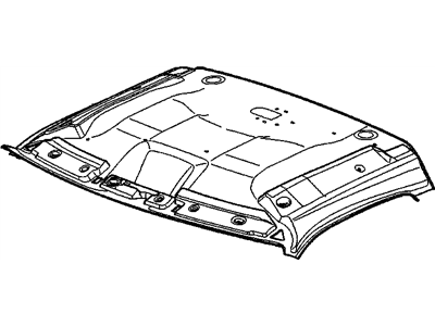 GMC 19352704 PANEL,HEADLINING TRIM(SHALE)