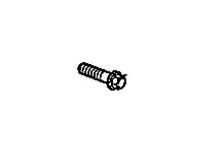 Pontiac 11517812 BOLT,HEX FLANGED HEAD W/TOOTHED CONICAL WASHER,M10X1.5X100,31THD,21.3 O.D.,DOG POINT,10.9,7114M(TRANS MOUNT)