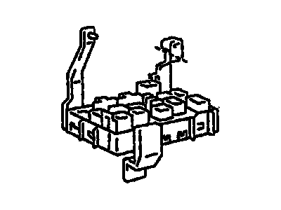 Pontiac 88972558 BLOCK,INSTRUMENT PANEL WIRING HARNESS JUNCTION(REFER TO: INSTRUMENT PANEL WIRING HARNESS ILLUSTRATION GROUP 02 FOR MORE DETAILS)(INCLUDES: FUSES & CAPACITOR)