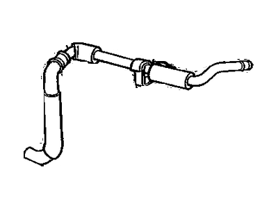 GMC 15986676 HOSE,HEATER INLET(581.4MMLONG)(CODE 6676)