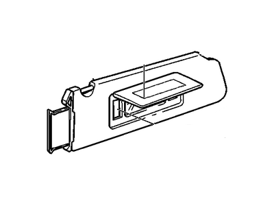 GMC 15745403 SUNSHADE,(INCLUDES 2-5)