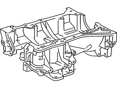 GM 19205535 Crankcase Asm,Lower <Use 6A1 0310B>