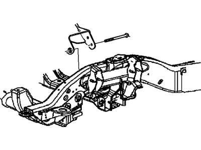 Hummer 11517017 BOLT, HEXAGON HEAD & CONICAL SPRING WASHER, M12X1.75X180(ENGINE MOUNT BRACKET)