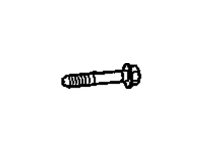 Cadillac 11519149 BOLT,REAR SUSPENSION ADJUST LINK(INNER)(M14X2X90,34THD)(30.5OD)(6.172)