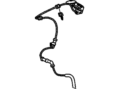 Chevy 15715954 CLIP,WHEEL SPEED SENSOR WIRE(PART OF 4)(TREE FITS 6.5 HOLE)(HOLDS (1) 10.5MM GROMMET ROUTING (1) 6.35 SPEED SENSOR CABLE)