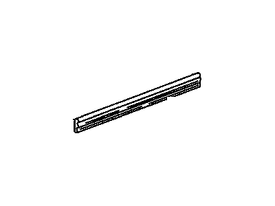 Chevy 15740122 MOLDING,BODY SIDE LOWER REAR(BLACK)(58.0 MM)