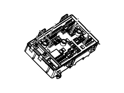 GMC 22737794 BLOCK,ACCESSORY WIRING JUNCTION(INCLUDES 3,4,10,11)(UPPER COV 20944028,B+COV 25902705 & RETAINER 20882826 AVAIL SEPARATE)