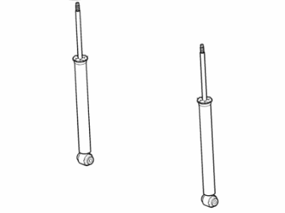 Chevy 23158165 ABSORBER,REAR SHOCK(PART OF 1)(7.345)(SERVICEABLE COMPONENT OF MOD KIT 23158162)