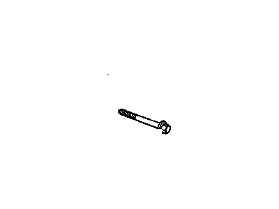 GMC 15973474 BOLT,REAR SHOCK ABSORBER(HEXAGON,M14X2X80,39 THREAD,23 O.D.)