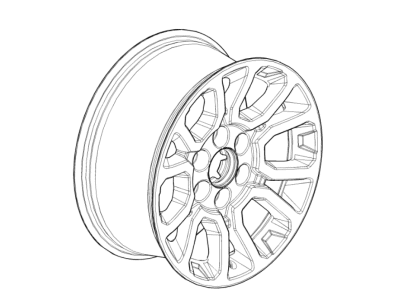 GMC 23386631 WHEEL (KIT),ALUMINUM(14.09 KG)(FRONT OR REAR)