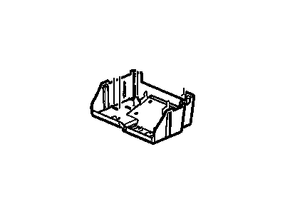 GM 93440954 Bracket, Electronic Suspension Control Module & Rear Object *Shale