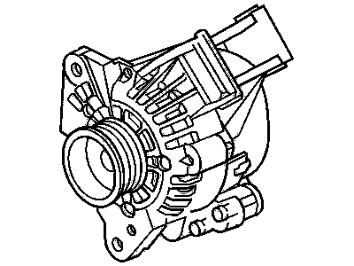 Cadillac 84009381 GENERATOR,(AIR COOLED)(SERVICED AS A COMPLETE ASM, COMPONENT PARTS NOT SERVICED SEPARATELY)(CODE EF, AIR COOLED)