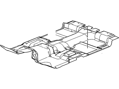 GM 25998540 Mat Assembly, Floor Panel *Black