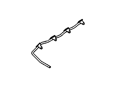 Chevy 98062291 HOSE,FUEL INJECTOR FUEL RETURN(INCLUDES O-RINGS)