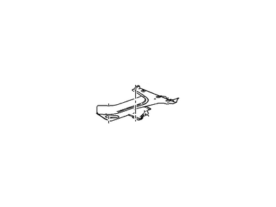 Cadillac 22915773 DEFLECTOR,UNDERBODY REAR AIR