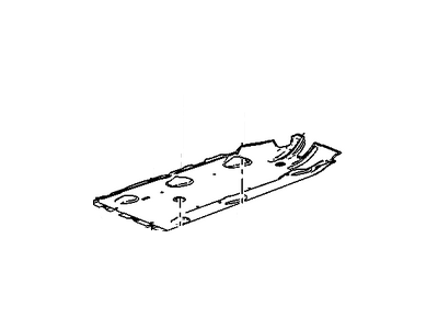 Cadillac 23134422 DEFLECTOR,UNDERBODY FRONT AIR(INCLUDES 2,8)