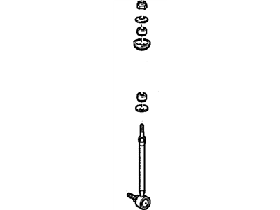 Pontiac 92148163 LINK,FRONT STABILIZER SHAFT(PKG INCLUDES NUT WASHER, INSULATOR, RETAINER, BUSHING)(INCLUDES 5,7,8,9,10 (NEED 2 PER VEHICLE)(NEED 2 PER VEHICLE)