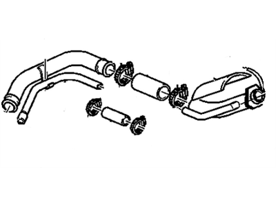 Oldsmobile 15026401 PIPE,FUEL TANK FILLER(INCLUDES 14-18,22,46)