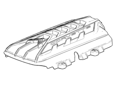 Chevy 12697368 COVER KIT,INTAKE MANIFOLD(RED)(INSTALL 0.20)(1.0968 KG)