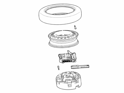 Chevy 84631871 TIRE KIT,SPARE(CODE ACTA)