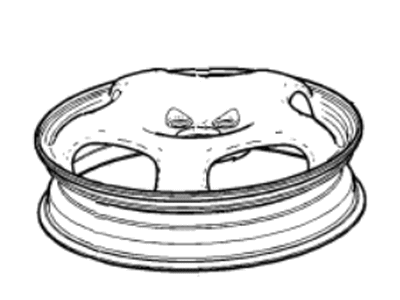 GM 22743350 Compact Spare, Rear GM 22743350 Compact Spare, Rear
