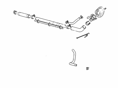 GMC 84327854 PIPE,FUEL TANK FILLER(INCLUDES 2-9,12-16)