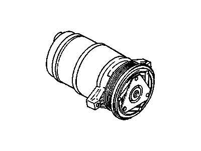 Chevy 89019368 COMPRESSOR,A/C(H6 W/CLUTCH AND O-RINGS)(INCLUDES 2-13)