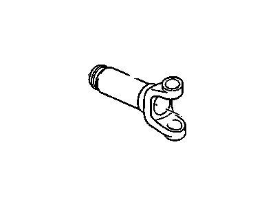 Chevy 12477702 YOKE,PROPELLER SHAFT REAR SLIP(PART OF 1)(NICKEL PLATED)