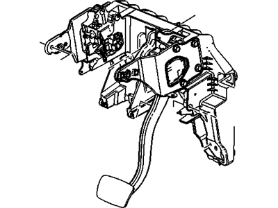 Buick 22969499 PEDAL,BRAKE & CLUTCH(INCLUDES 4,12,15,20)