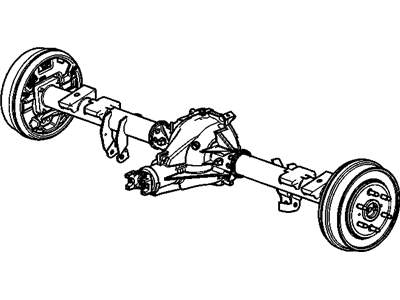 Chevy 22874923 AXLE,REAR(CODE AAFT AAML AAZH AA0L ABG3 ABJP)