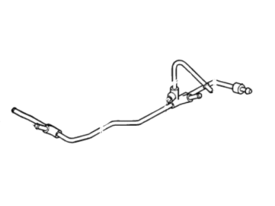 Chevy 97320418 PIPE,FUEL INJECTION FUEL RETURN REAR