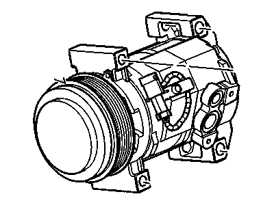 Cadillac 19130203 COMPRESSOR KIT,A/C(SEE GROUP 09.000 "A/C COMPRESSOR ASM" FOR DETAILED ILLUSTRATED VIEW)