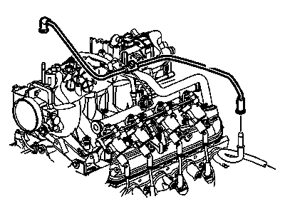 Chevy 12578233 TUBE,EVAP EMISSION CANISTER PURGE