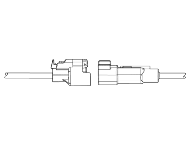 Chevy 19371207 CONNECTOR KIT,ENGINE WIRING HARNESS(A/C REFRIGERANT PRESSURE SENSOR)(BLACK)(.75MM2)(3-WAY FEMALE)(MCON CITIZENS BAND SERIES)(W/LEADS)(SIDE ELECTRIC CODE: B1)