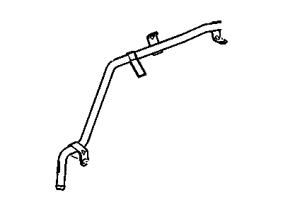 Chevy 12639068 HOSE,HEATER INLET(W/277MM HOSE)(2ND DESIGN 22941691)