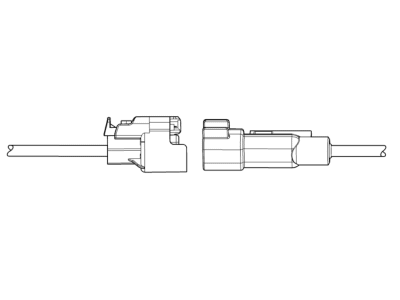 Chevy 89047377 CONNECTOR KIT,FWD LAMP WIRING HARNESS(SUSPENSION CONTROL MODULE)(BLACK)(47-WAY FEMALE)(W/O LEADS)(3.660)(SIDE ELECTRIC CODE: K19)