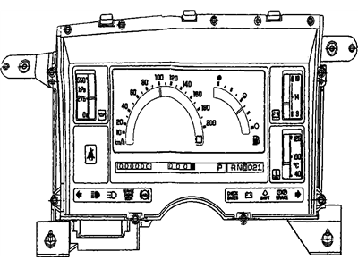 Chevy 16130424 LENS,INSTRUMENT CLUSTER