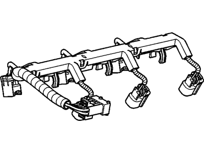 Chevy 12596182 HARNESS,FUEL INJECTOR WIRING(IF REPLACE 12584312 MAY NEED TO INSTALL BRACKET  FROM HARNESS.)