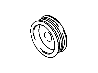 GMC 10495231 PULLEY, GENERATOR (1989-91 W/K81 & W/K85)