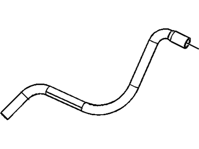 GMC 15708624 HOSE,HEATER INLET(ENGINE TO SHUTOFF VALVE)(INCLUDES 9)(890.0MM LONG)(CODE 8624)