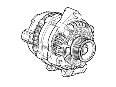 Chevy 25192536 PARTS KIT,GENERATOR (BELT DRIVE)(INCLUDES 1,3-5,7)