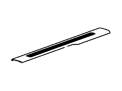 GMC 22762396 PLATE,FRONT SIDE DOOR SILL TRIM(INCLUDES 11)(EBONY)