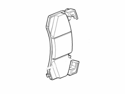 Cadillac 84263246 PAD KIT,FRONT DISC BRAKE(PART OF 1)(CONTAINS QTY 4 PADS)(5.017)(SERVICEABLE COMPONENT OF PARTS PKG 23505023)