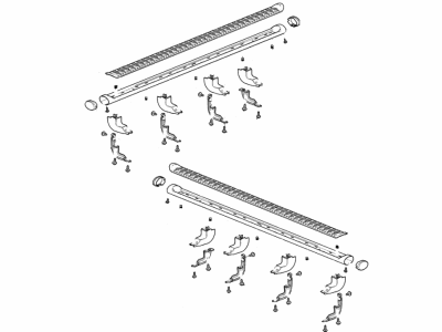 Chevy 84066570 ATTACHMENT PKG,ASST STEP(INCLUDES 3)(CONTAINS 16 BOLTS)(8.228)(SERVICEABLE COMPONENT OF STEP PKG 84676692)