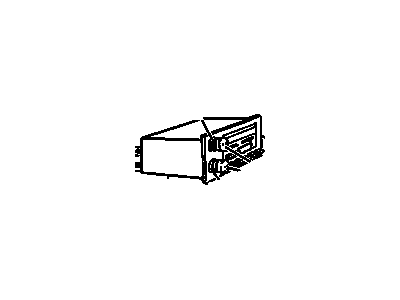 GM 16186806 Control Assembly, Amplitude Modulation/Frequency Modulation Stereo & Tape Player Radio